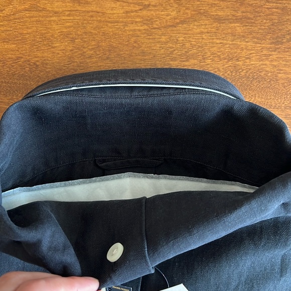 Ralph Lauren Blake 64% Linen, 36% silk short sleeve button down, Size XL - Picture 5 of 5